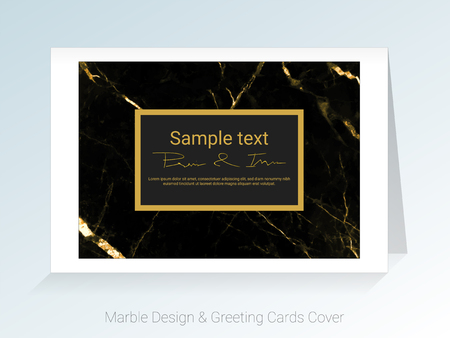 Marble greeting cards vector backgroundのイラスト素材
