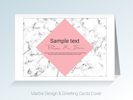 Marble greeting cards vector backgroundのイラスト素材