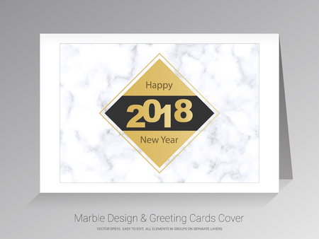 Marble greeting cards vector backgroundのイラスト素材