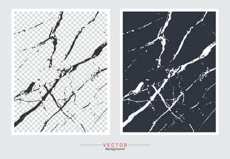 Black and white marble cover background, Vector set template, Fully editable color change, Vintage style for your design a stunning wedding, invitation, greeting cards, web banner, pattern, wallpaper.のイラスト素材
