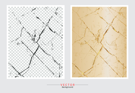 Marble with golden texture background, Modern and luxury for your design cards, wedding or invitation, web banner, cover template, pattern and wallpaper (Vector EPS10, Fully editable color change)のイラスト素材