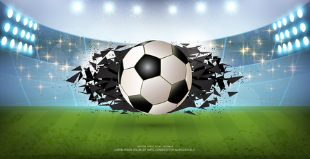 Abstract Background, Vector Banner Explosion Effect, Realistic 3d ball element for design cards, invitations, gift cards, flyers, brochuresのイラスト素材