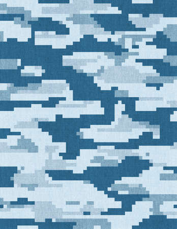 Pixelated Military Camouflage Print Template.の写真素材