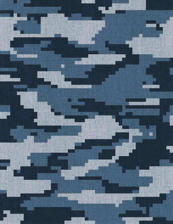 Pixelated Military Camouflage Print Template.の写真素材