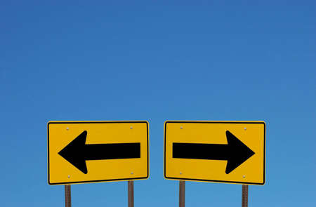 Confusing Street Signsの写真素材