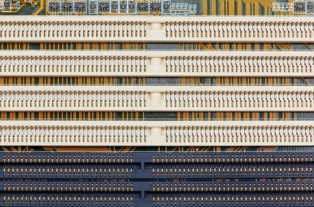 motherboard socket and the electronic device  close upの写真素材