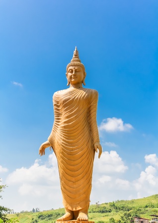 buddha statue  at temple in Phetchabun  province, Thailandの写真素材