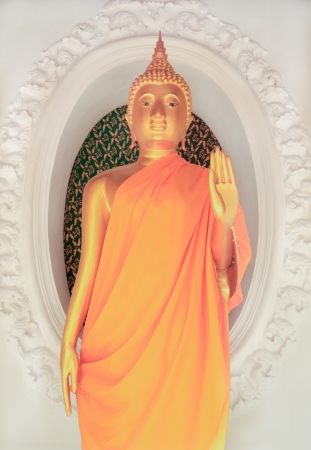 Buddha statue in a meditation position,Thailandの写真素材