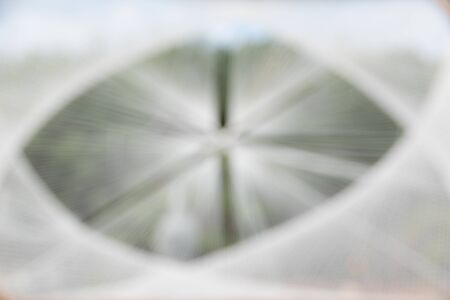 coarse braided rope background on nature background ,soft focusの写真素材