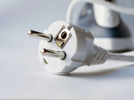 contact plug of the iron, electric household applianceの写真素材