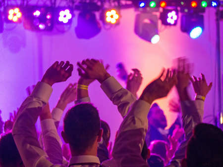 fun in the spotlight on a saturday evening at the disco