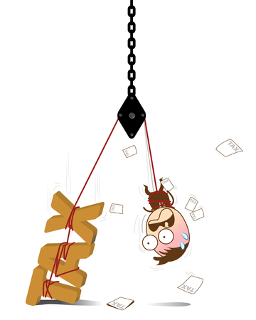 Many more than the tax bill to payのイラスト素材