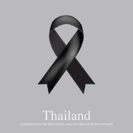 Strength to the Thai people. over the demise of the monarch. The Great King Bhumibol Adulyadej was the ninth monarch of Thailand or Siamのイラスト素材
