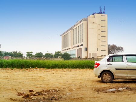 Built architecture structure building farm and carの写真素材