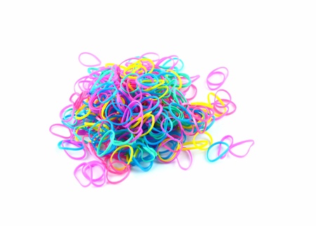 Rubber Hair colourfulの写真素材