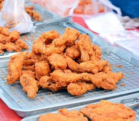 Chicken calves fry Gratingの写真素材