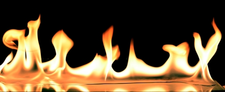 nice fire in a fire place の写真素材
