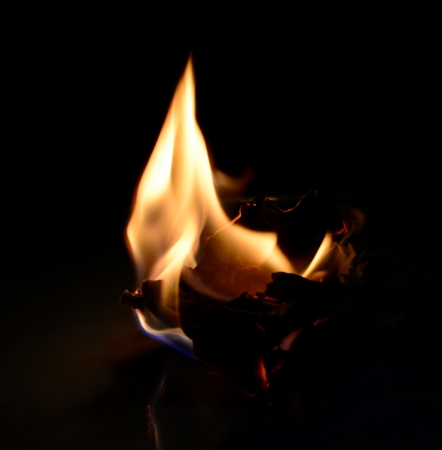 nice fire in a fire place の写真素材