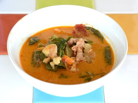 Thai food pork curryの写真素材