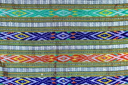 Colorful batik cloth fabric background の写真素材
