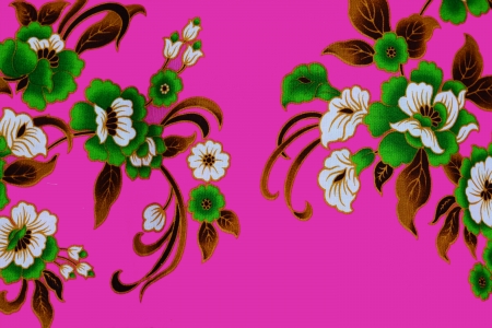 Colorful batik cloth fabric background の写真素材