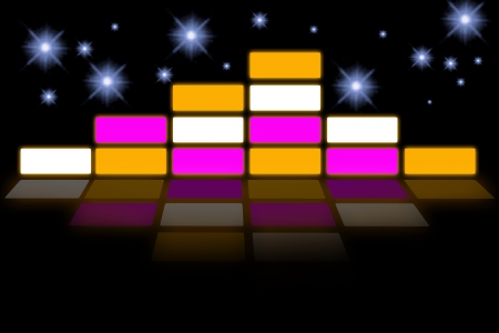 Graphic Equalizer backgroundの写真素材