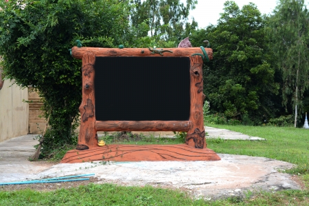 Signboard in templeの写真素材