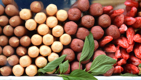 Meatballs in Showcase.の写真素材