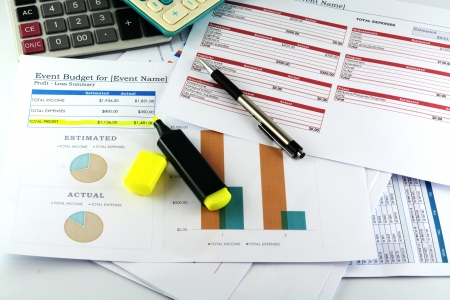 Business Chart "Event Budger"の写真素材