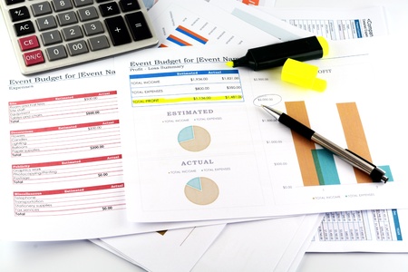 Business Chart "Event Budger"の写真素材