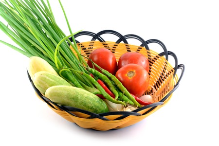 Tomatoes and vegetables.の写真素材
