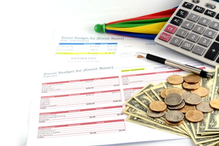 Business Chart "Event Budget"の写真素材