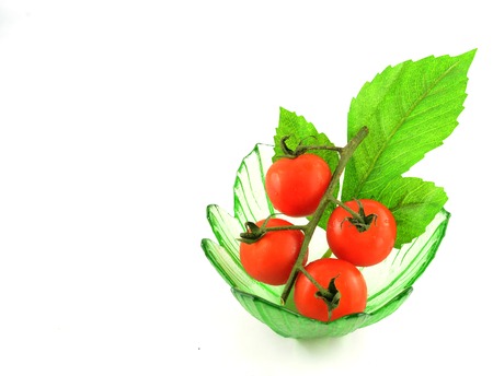 tomato on whiteの写真素材