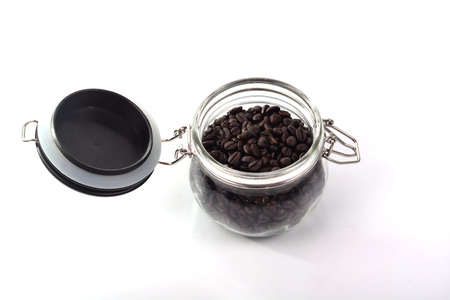 coffee beans isolatedの写真素材