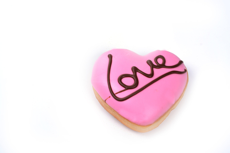 Heart-shaped dessertの写真素材