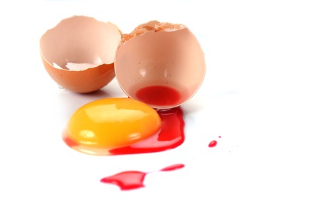 egg broke conceptの写真素材