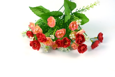 plastic flower の写真素材