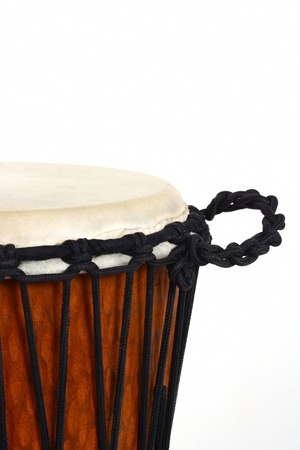 djembe, african percussion, handmade wooden drum with goat skin
