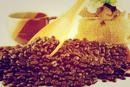 Coffee beansの写真素材
