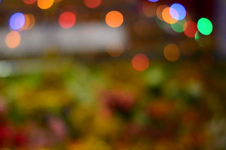 defocused bokeh lightsの写真素材