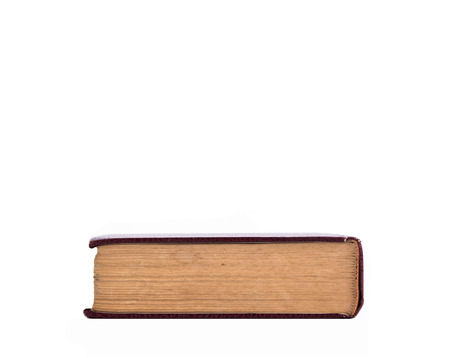 book isolated on whiteの写真素材