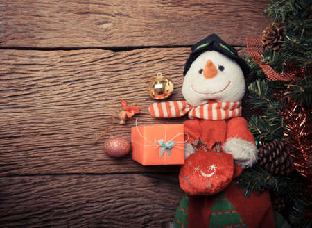 Snowman on Christmas tree