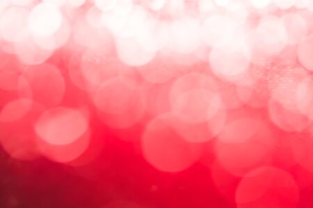 Red bokeh holiday textured Christmas decorations backgroundの写真素材