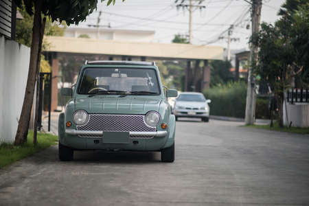 Vintage classic  car parked in a street