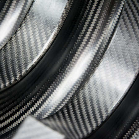 Black carbon fiber composite product material backgroundの写真素材