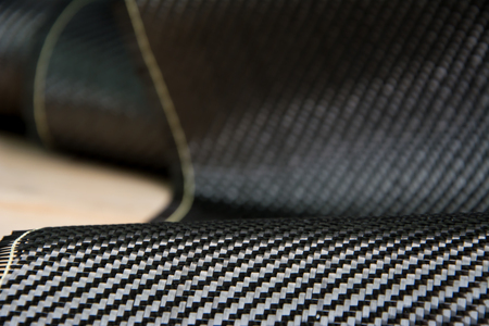 Carbon fiber composite material backgroundの写真素材