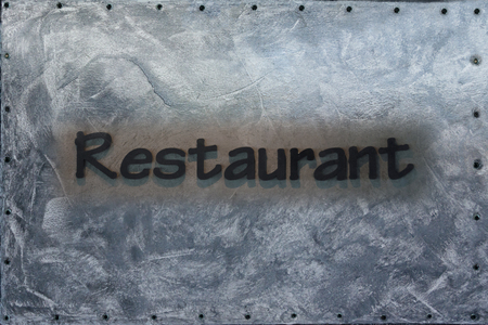 Gray concrete on the wall use for backgroundの写真素材