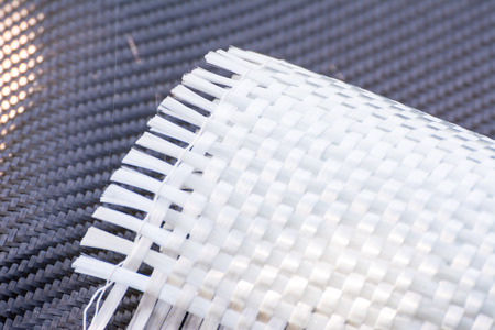 white glass fiber composite raw material background