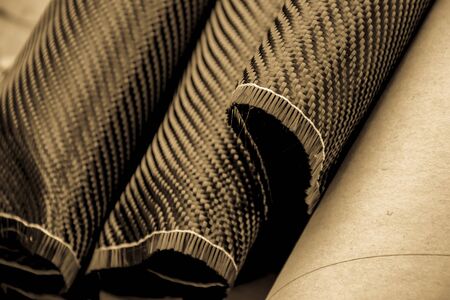 Carbon fiber composite raw material backgroundの写真素材