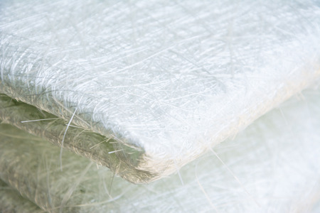 white glass fiber composite raw material backgroundの写真素材
